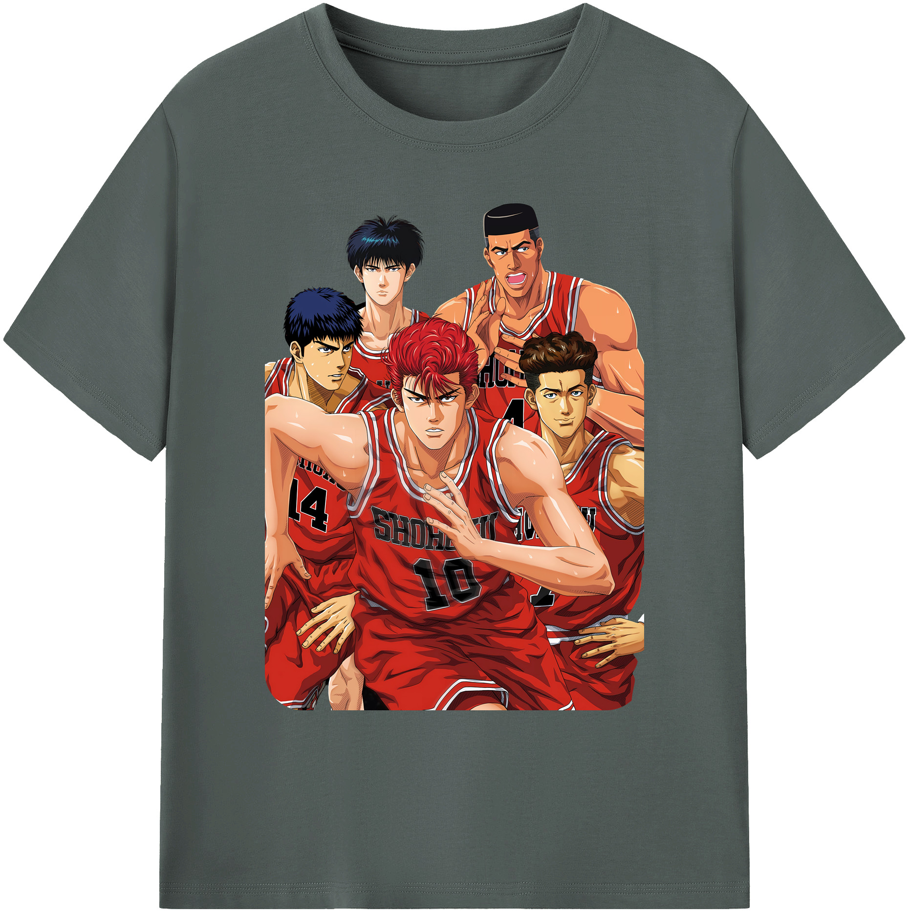 （画像用） SLAM DUNK／スラムダンク 綿100％ メンズ半袖Tシャツ｜肌触りやわらか＆通気性
